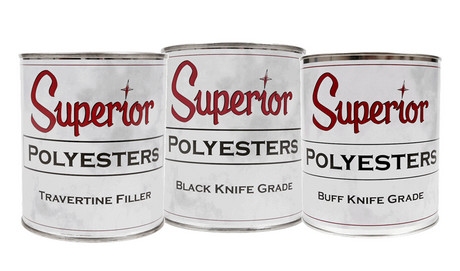 Superior Black Polyester Knife Grade Adhesive � product container