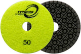 Diamax Typhoon Clover Resin 7-Step Polishing Pad for Stone Surfaces