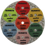 Weha 4” Quartz Diamond Polishing Pads - WET