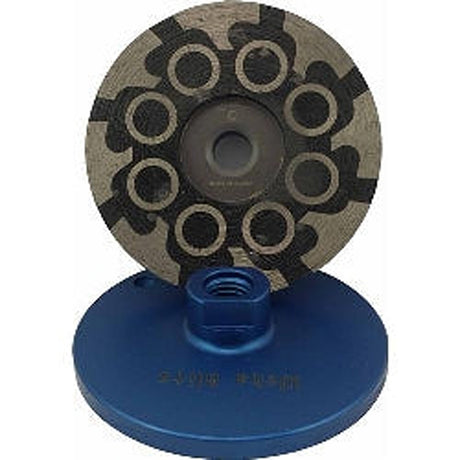 Weha 4”x5/8”-11 Weha Rubber Diamond Cupwheel for Stone Fabrication