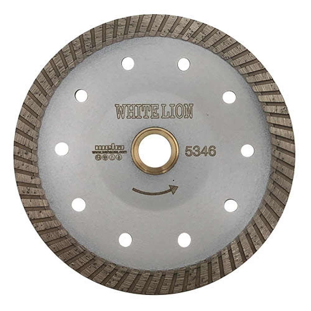 5" White Lion Contour Blade Quartzite Quartz Granite