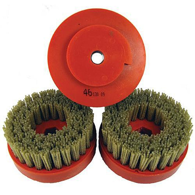 Tenax 4" Snail Lock Diamond Brush for Stone Texturing and Antiquing