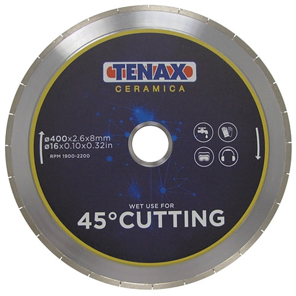 Tenax 16" 45 Degree Miter Blade — Stone Fabrication