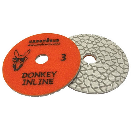 Weha 4" Donkey 3 Step Inline #3 Diamond Polishing Pad