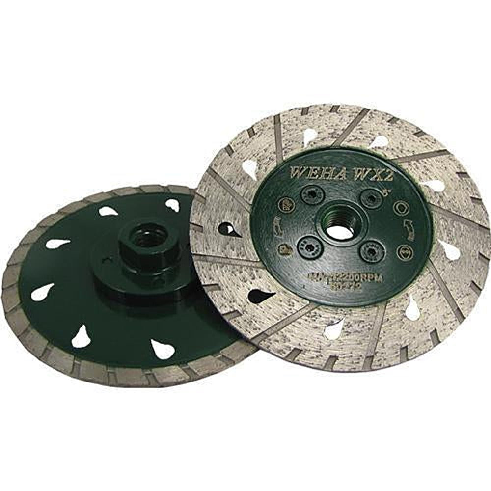 Weha 5 inch WX2 Multi-Function Diamond Blade Cup Wheel and Rodding Blade for Granite