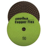 Weha 4 inch CopperFlex Copper Bonded Diamond Polishing Pad for Granite and Marble
