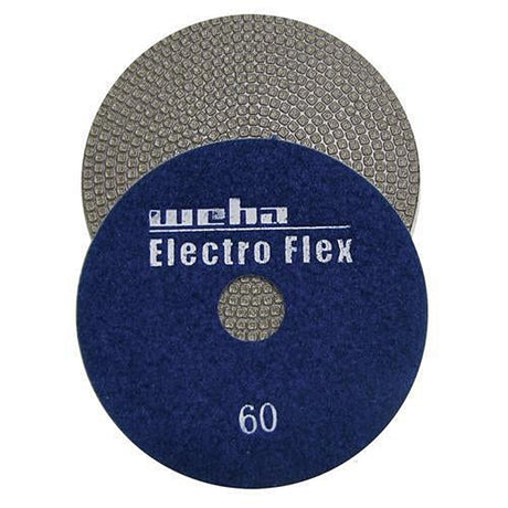 Weha 4 inch Electro Flex Electroplated Diamond Polishing Pad for Marble and Travertine
