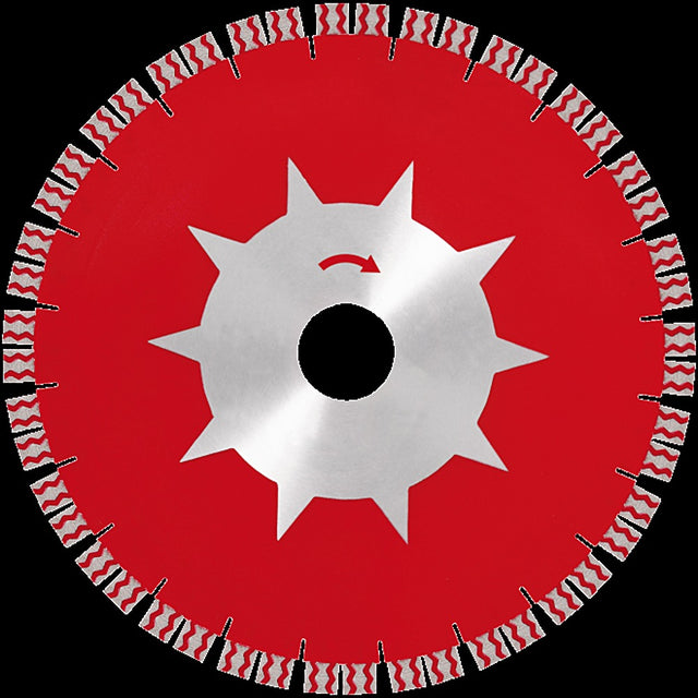 Weha Grey Leopard Split Segment Silent Core Diamond Bridge Saw Blade for Quartzite and Granite