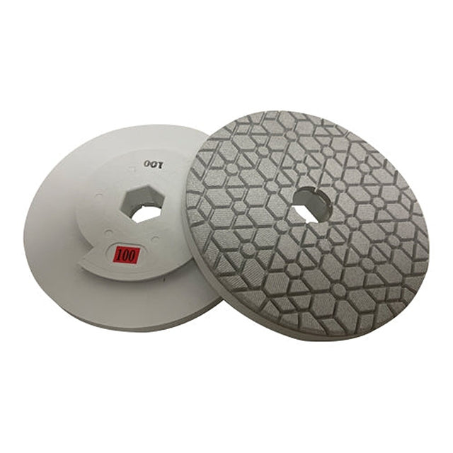 Weha 6 inch Marble Diamond Polishing Pad for Marble Travertine and Limestone