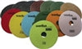 Weha 4 inch DRY Diamond Polishing Pad 4000 and 5000 Grit — Ultra Fine Dry Finish