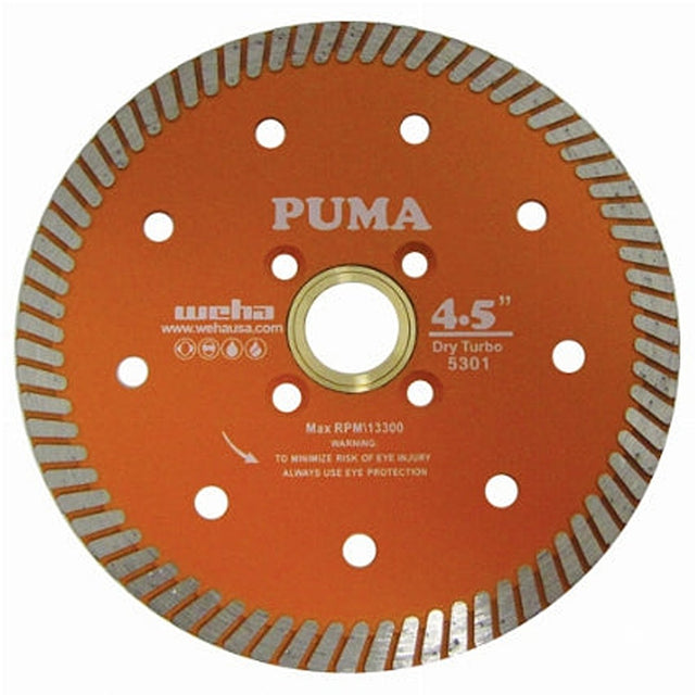 Weha 4.5" Puma Turbo Blade — Professional Stone Fabrication