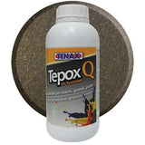 Tenax TEPOX Q Brown 1 Liter for Natural Stone Fabrication and Repair