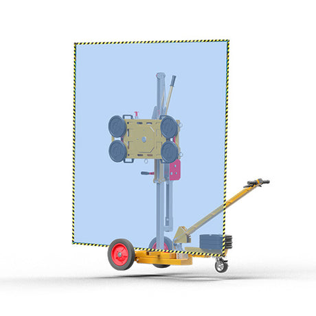 ABACO MANUAL VACUUM GRIP LIFTER - MVGL150 — in use