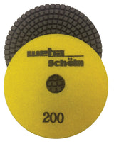Weha 3 inch Schein Diamond Polishing Pad for Granite and Marble - 200