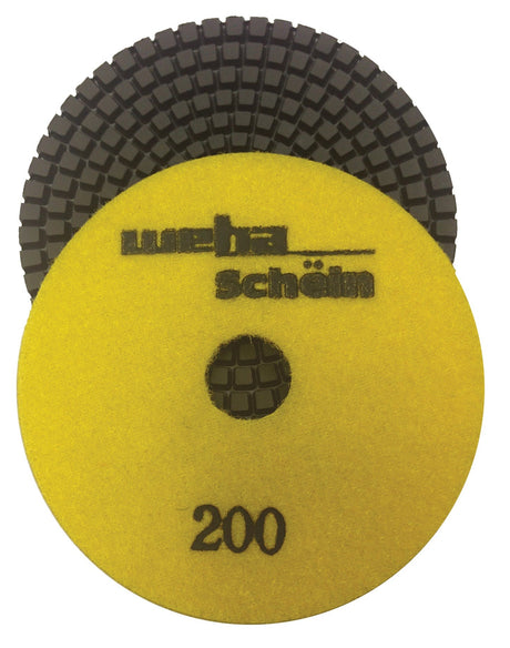 Weha 3 inch Schein Diamond Polishing Pad for Granite and Marble - 200