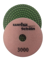 Weha 3 inch Schein Diamond Polishing Pad for Granite and Marble - 3000