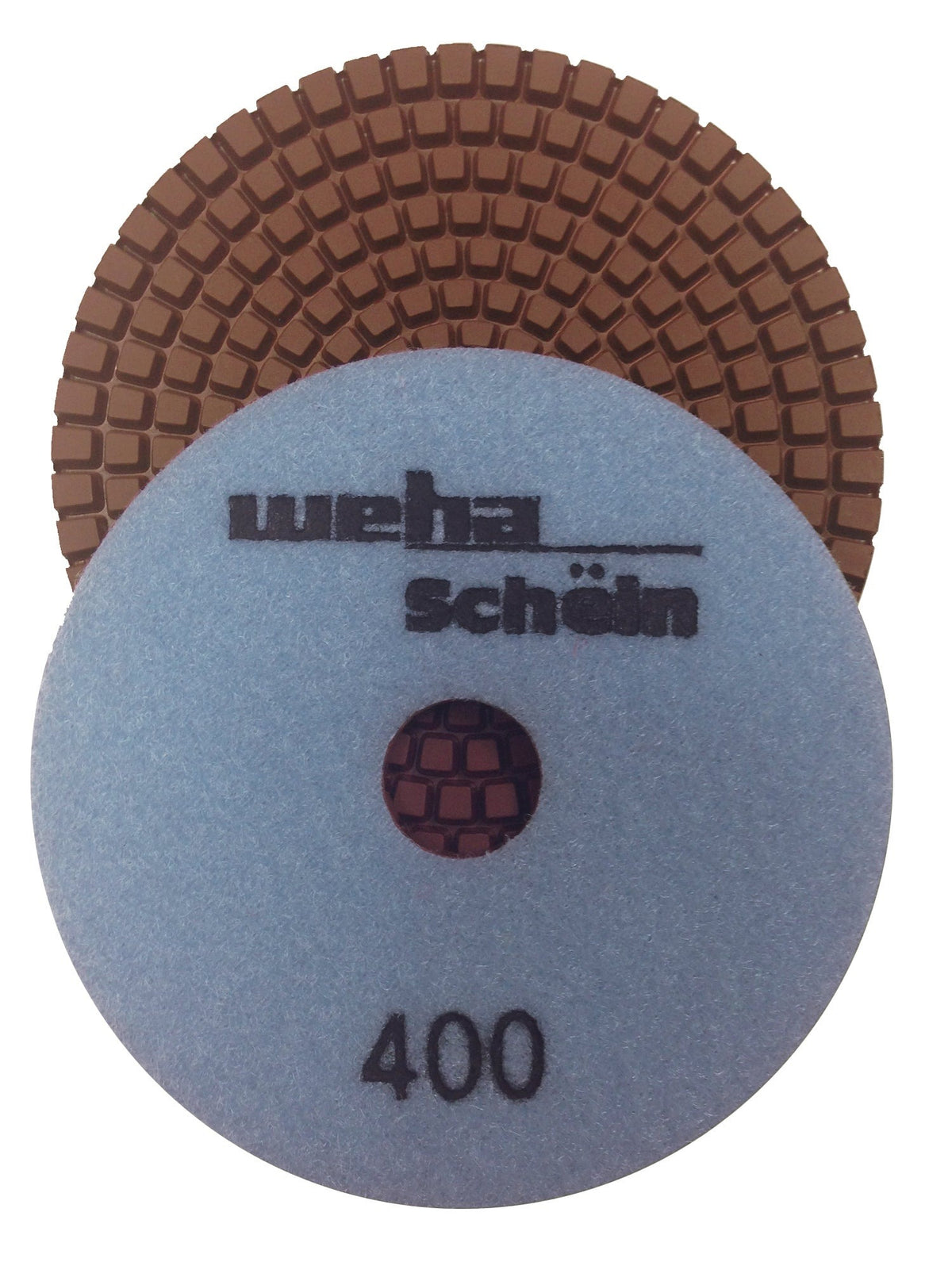 Weha 3 inch Schein Diamond Polishing Pad for Granite and Marble - 400
