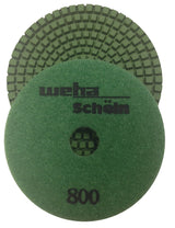 Weha 3 inch Schein Diamond Polishing Pad for Granite and Marble - 800