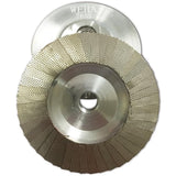 Weha 4 inch Flap Diamond Cup Wheel 5/8-11 for Granite Shaping and Honing - 400