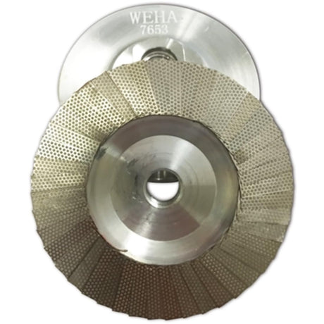 Weha 4 inch Flap Diamond Cup Wheel 5/8-11 for Granite Shaping and Honing - 400