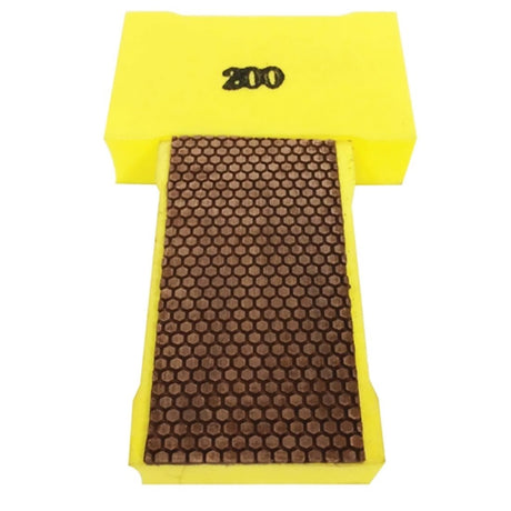 Weha Copper Diamond Hand Polishing Pad for Granite and Marble - 200