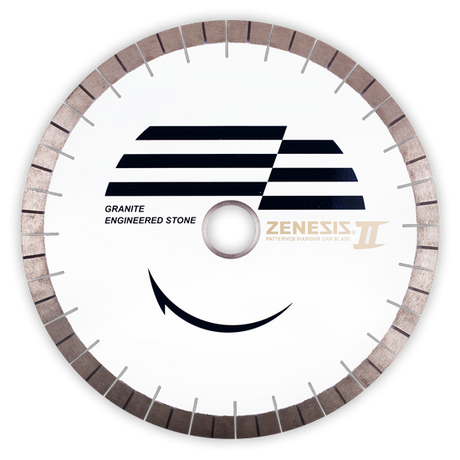 Zenesis II Bridge Saw Blade - 25mm Segmented - 50/60mm - Dynamic Stone Tools