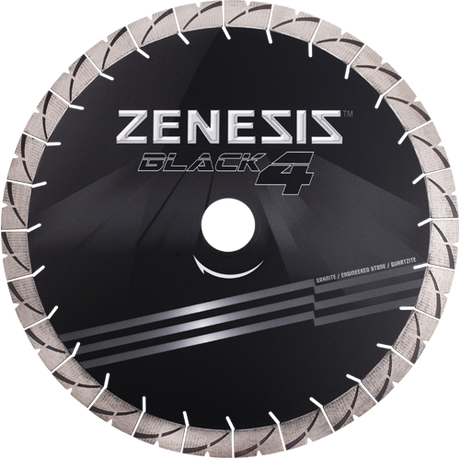 Zenesis Black 4 - Bridge Saw Blades - Hybrid Diamond Layering - Dynamic Stone Tools