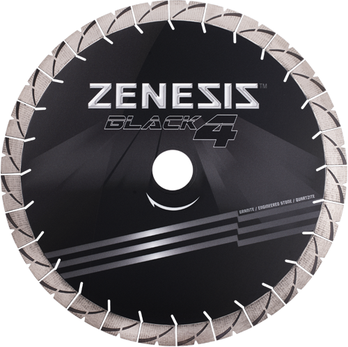 Zenesis Black 4 - Bridge Saw Blades - Hybrid Diamond Layering - Dynamic Stone Tools