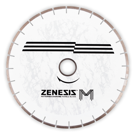 Zenesis - M 16" Bridge Saw Blade for Marlbe - 10mm Segments -50/60 Arbor - Dynamic Stone Tools