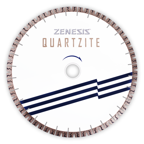 Zenesis Quartzite - Bridge Saw Blades - Superior Cutting Performance on Quartzite - Dynamic Stone Tools