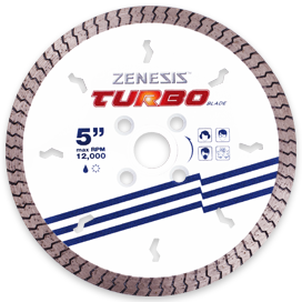 Zenesis Turbo - Saw Blades - Third Generation Wet and Dry Turbo Blades - Dynamic Stone Tools