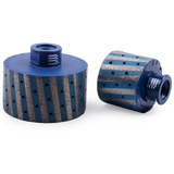 Zenesis Zero Tolerance Wheels - Milling Feature Resin-Filled Metal Segments for Fast Grinding - Dynamic Stone Tools