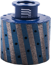 Zenesis Zero Tolerance Wheels - Milling Feature Resin-Filled Metal Segments for Fast Grinding — product image