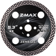 Zenesis Z-Max Turbo Diamond Blade for Stone Cutting Wet and Dry - side view